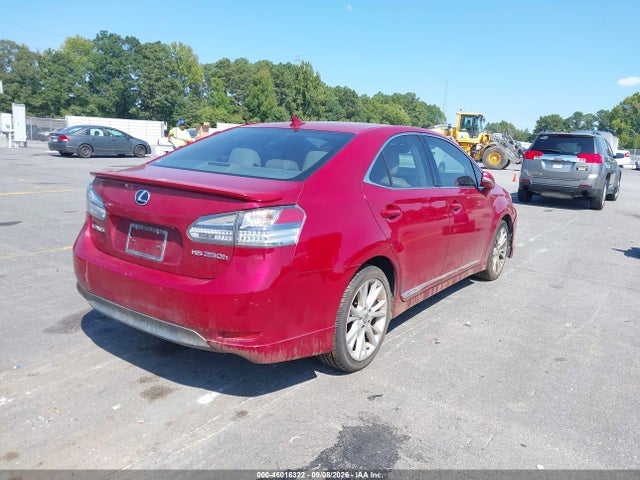 2010 Lexus Hs 250h Premium მანქანა იყიდება აუქციონზე, vin: JTHBB1BA2A2033438, აუქციონის ნომერი: 46016322
