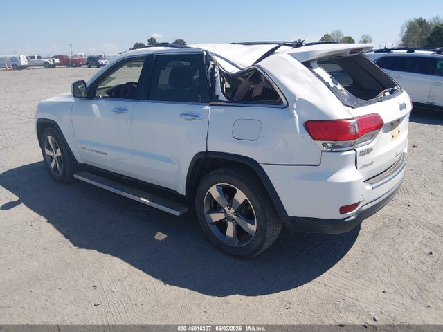 Продажа на аукционе авто 2015 Jeep Grand Cherokee Limited, vin: 1C4RJFBG7FC213231, номер лота: 46016327