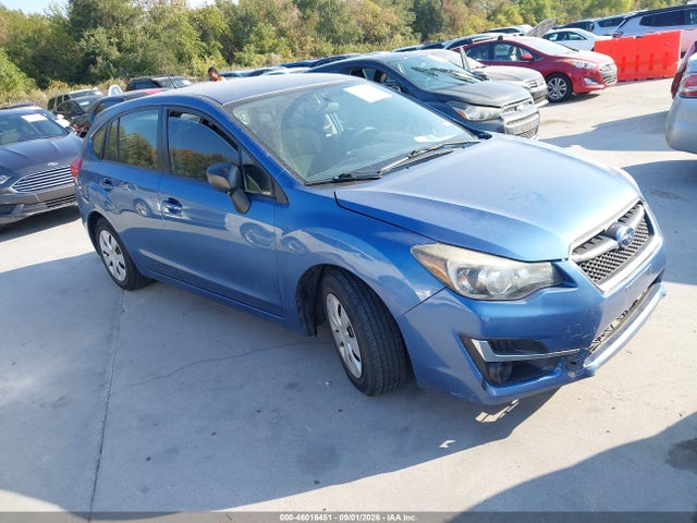 2015 Subaru Impreza 2.0i მანქანა იყიდება აუქციონზე, vin: JF1GPAA62F8229346, აუქციონის ნომერი: 46016451