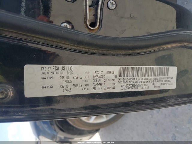 Продажа на аукционе авто 2017 Dodge Journey Sxt, vin: 3C4PDCBG2HT510511, номер лота: 46016479
