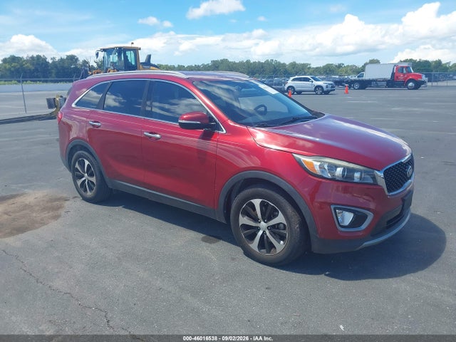 46016538 :رقم المزاد ، 5XYPH4A53GG158331 vin ، 2016 Kia Sorento 3.3l Ex مزاد بيع