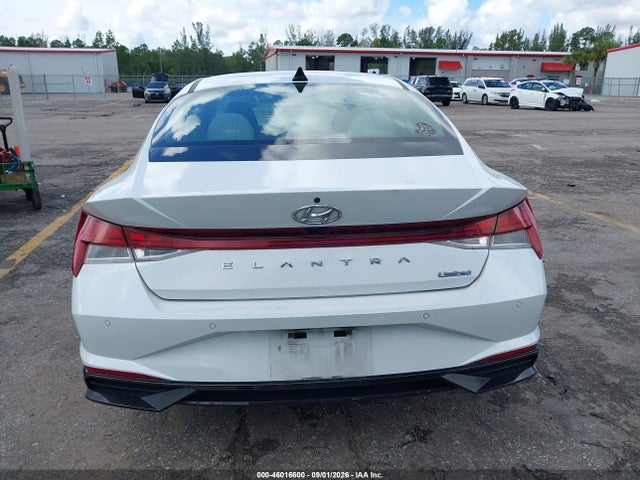 46016600 :رقم المزاد ، 5NPLP4AG3NH054656 vin ، 2022 Hyundai Elantra Limited مزاد بيع