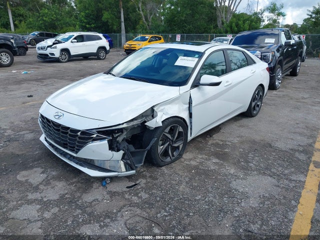 46016600 :رقم المزاد ، 5NPLP4AG3NH054656 vin ، 2022 Hyundai Elantra Limited مزاد بيع