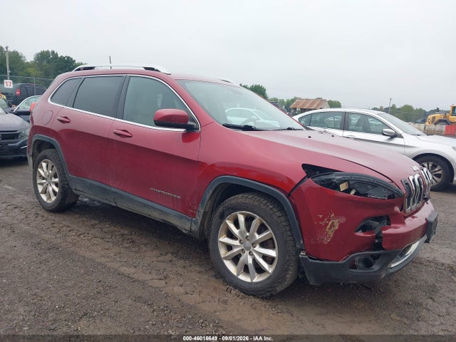 Продажа на аукционе авто 2016 Jeep Cherokee Limited, vin: 1C4PJMDS8GW124409, номер лота: 46016649