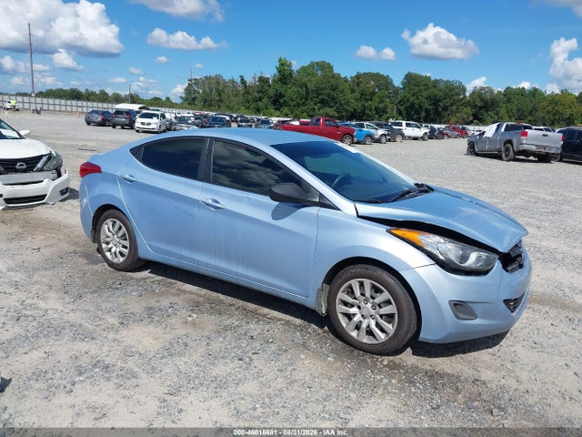 2013 Hyundai Elantra Gls მანქანა იყიდება აუქციონზე, vin: KMHDH4AE6DU485475, აუქციონის ნომერი: 46016681