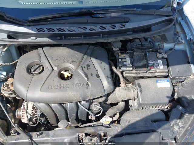2013 Hyundai Elantra Gls მანქანა იყიდება აუქციონზე, vin: KMHDH4AE6DU485475, აუქციონის ნომერი: 46016681