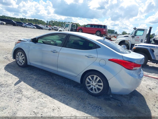 2013 Hyundai Elantra Gls მანქანა იყიდება აუქციონზე, vin: KMHDH4AE6DU485475, აუქციონის ნომერი: 46016681