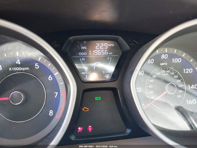 2013 Hyundai Elantra Gls მანქანა იყიდება აუქციონზე, vin: KMHDH4AE6DU485475, აუქციონის ნომერი: 46016681