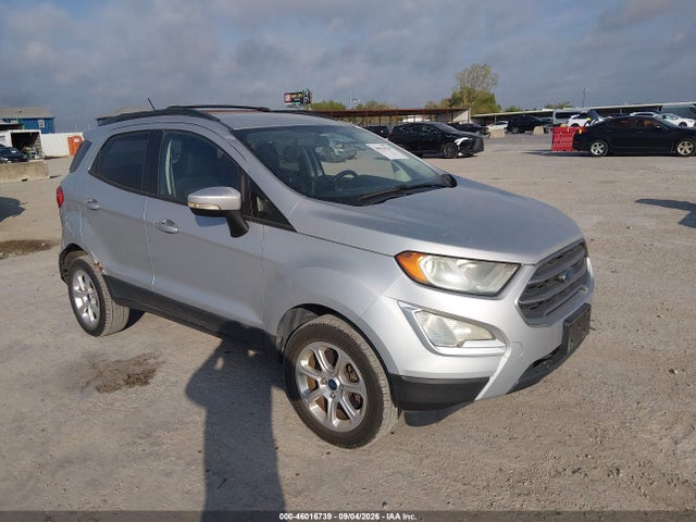 2018 Ford Ecosport Se მანქანა იყიდება აუქციონზე, vin: MAJ6P1UL1JC172687, აუქციონის ნომერი: 46016739