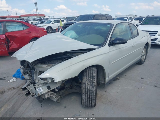 Продаж на аукціоні авто 2004 Chevrolet Monte Carlo Ls, vin: 2G1WW12E249301929, номер лоту: 46016743