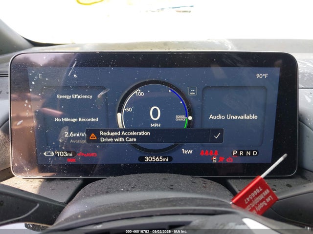 46016752 :رقم المزاد ، 3GPKHZRJXRS512550 vin ، 2024 Honda Prologue Elite مزاد بيع