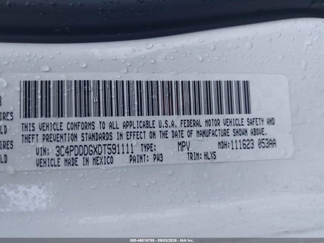 Aukcja sprzedaży 2013 Dodge Journey Crew, vin: 3C4PDDDGXDT591111, numer aukcji: 46016789