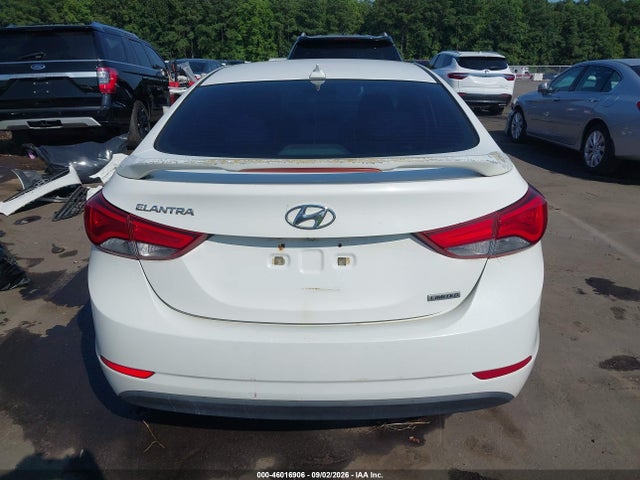 2014 Hyundai Elantra Limited მანქანა იყიდება აუქციონზე, vin: 5NPDH4AE2EH458614, აუქციონის ნომერი: 46016906