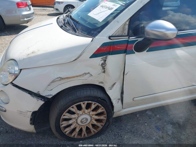 Aukcja sprzedaży 2012 Fiat 500 Lounge, vin: 3C3CFFCR6CT225088, numer aukcji: 46016940