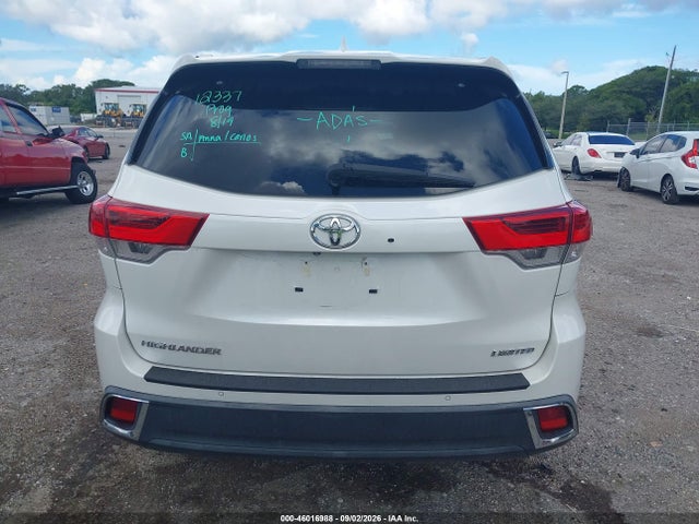2018 Toyota Highlander Limited მანქანა იყიდება აუქციონზე, vin: 5TDYZRFH9JS264214, აუქციონის ნომერი: 46016988