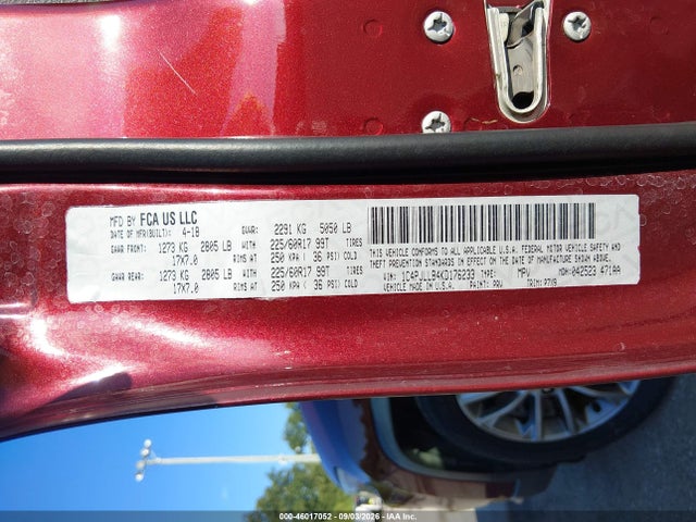 Продаж на аукціоні авто 2019 Jeep Cherokee Latitude Plus Fwd, vin: 1C4PJLLB4KD176233, номер лоту: 46017052