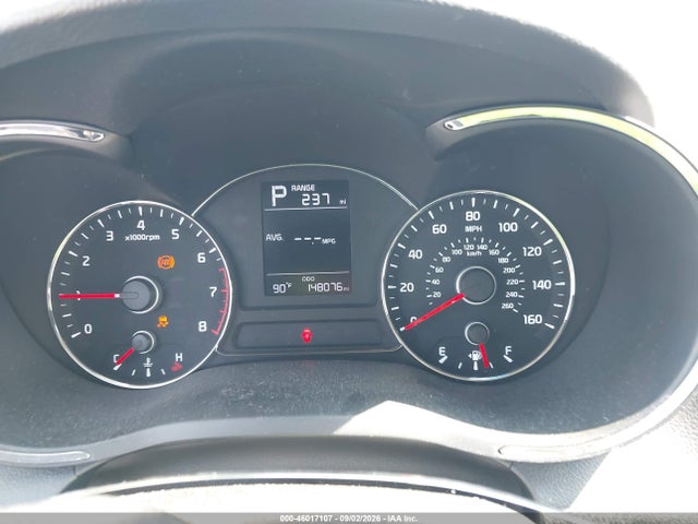 46017107 :رقم المزاد ، 3KPFK4A7XHE011484 vin ، 2017 Kia Forte Lx مزاد بيع