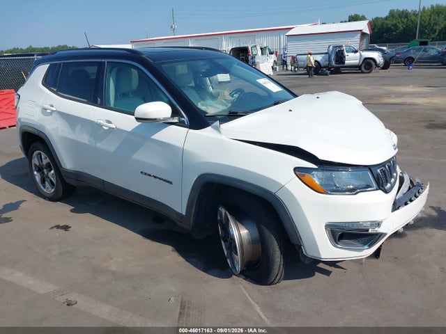 2018 Jeep Compass Limited 4x4 მანქანა იყიდება აუქციონზე, vin: 3C4NJDCB9JT354160, აუქციონის ნომერი: 46017163