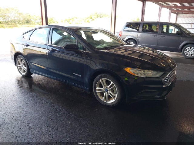 46017473 :رقم المزاد ، 3FA6P0UU1JR271580 vin ، 2018 Ford Fusion Hybrid S مزاد بيع