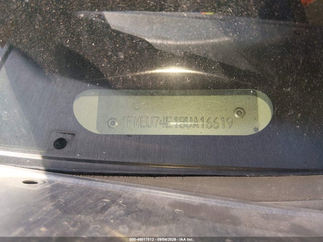 46017512 :رقم المزاد ، 1FMEU74E18UA16619 vin ، 2008 Ford Explorer Eddie Bauer مزاد بيع