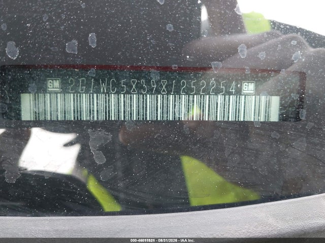 Продажа на аукционе авто 2008 Chevrolet Impala Lt, vin: 2G1WC583981252254, номер лота: 46017521