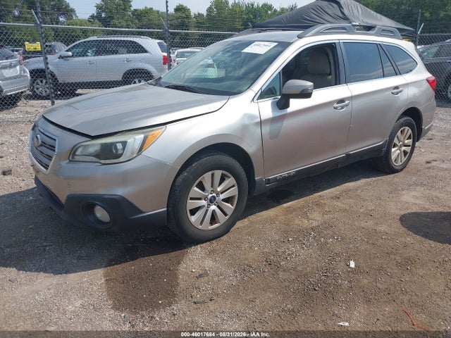 2015 Subaru Outback 2.5i Premium მანქანა იყიდება აუქციონზე, vin: 4S4BSBFC7F3264903, აუქციონის ნომერი: 46017664