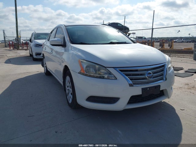 2013 Nissan Sentra Sv მანქანა იყიდება აუქციონზე, vin: 3N1AB7AP8DL783289, აუქციონის ნომერი: 46017683