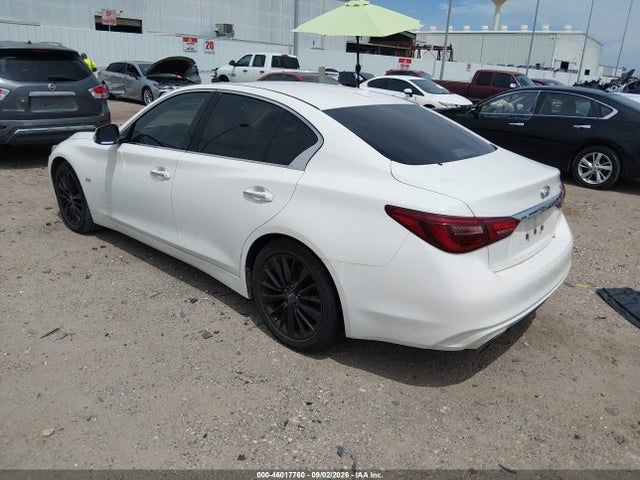 2019 Infiniti Q50 3.0t Luxe მანქანა იყიდება აუქციონზე, vin: JN1EV7AP0KM515607, აუქციონის ნომერი: 46017760