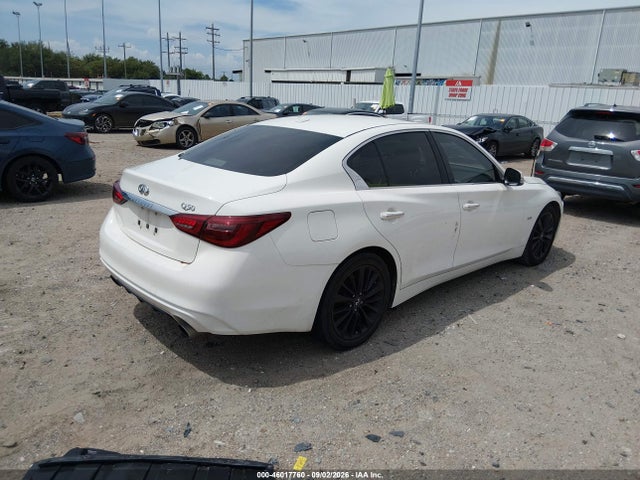 2019 Infiniti Q50 3.0t Luxe მანქანა იყიდება აუქციონზე, vin: JN1EV7AP0KM515607, აუქციონის ნომერი: 46017760