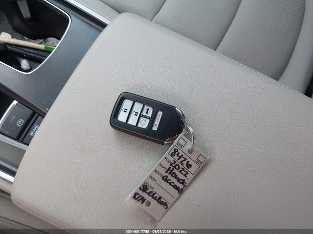 2022 Honda Accord Hybrid Touring მანქანა იყიდება აუქციონზე, vin: 1HGCV3F9XNA025237, აუქციონის ნომერი: 46017768