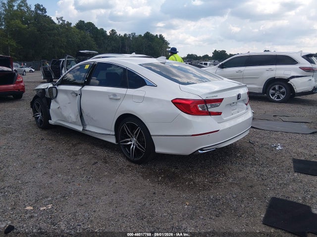 2022 Honda Accord Hybrid Touring მანქანა იყიდება აუქციონზე, vin: 1HGCV3F9XNA025237, აუქციონის ნომერი: 46017768