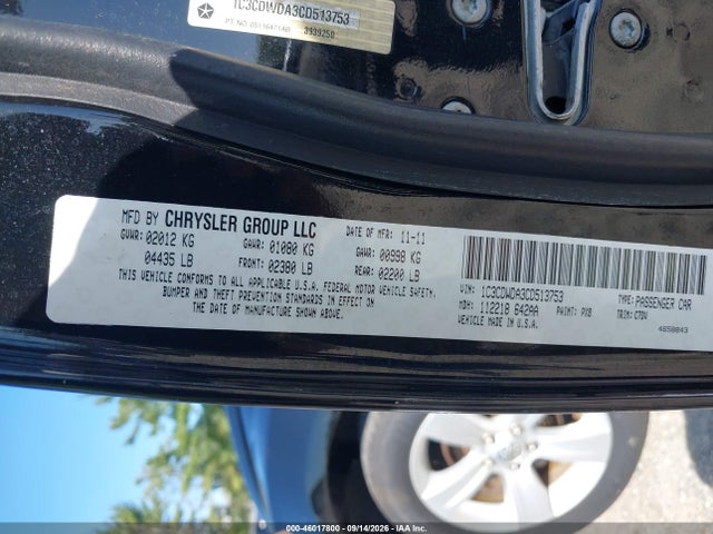 Продажа на аукционе авто 2012 Dodge Caliber Sxt, vin: 1C3CDWDA3CD513753, номер лота: 46017800