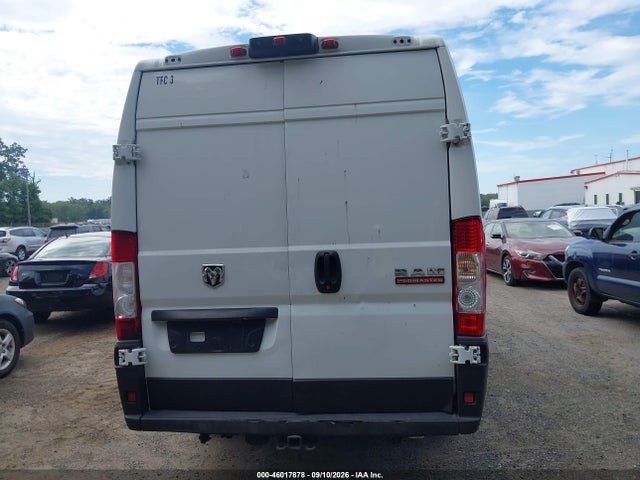 2022 Ram Promaster 3500 Cargo Van High Roof 159 Wb Ext მანქანა იყიდება აუქციონზე, vin: 3C6MRVJG5NE123931, აუქციონის ნომერი: 46017878