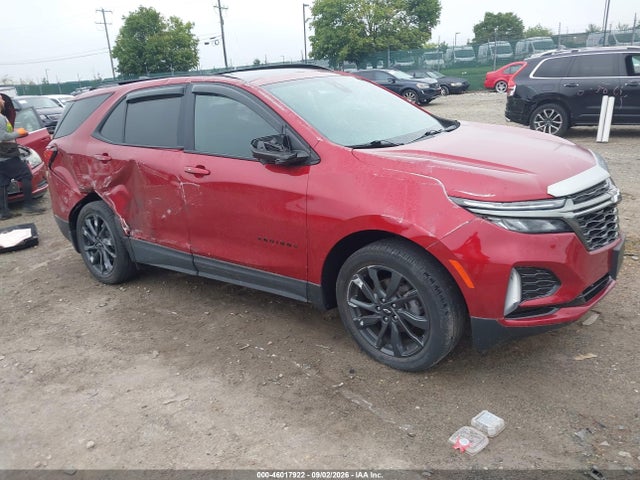 2023 Chevrolet Equinox Awd Rs მანქანა იყიდება აუქციონზე, vin: 3GNAXWEG4PL154725, აუქციონის ნომერი: 46017922