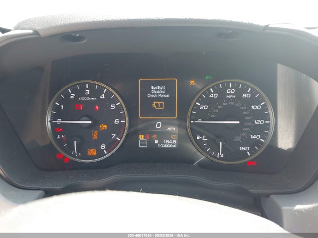 46017954 :رقم المزاد ، 4S4GUHF61S3725374 vin ، 2025 Subaru Crosstrek Sport مزاد بيع