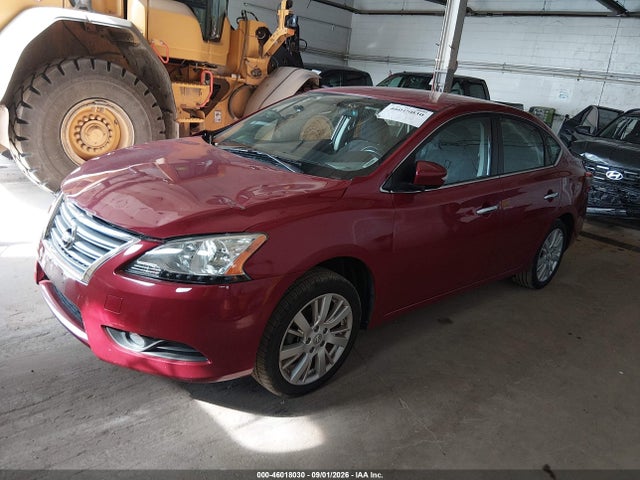 2013 Nissan Sentra Sl მანქანა იყიდება აუქციონზე, vin: 3N1AB7APXDL615878, აუქციონის ნომერი: 46018030
