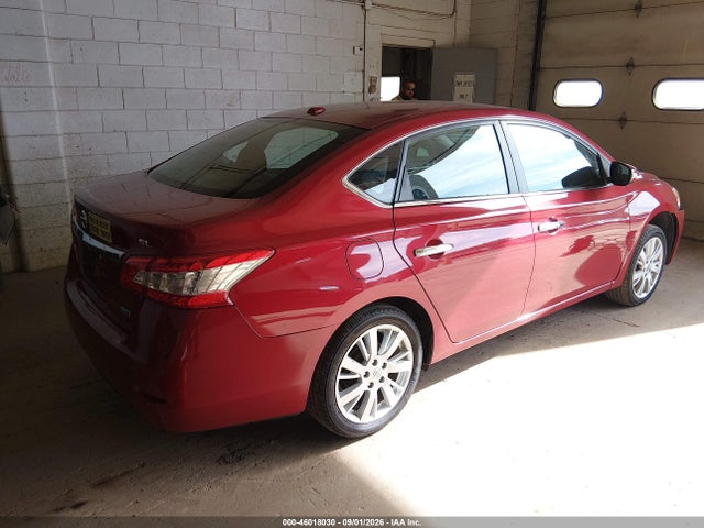 2013 Nissan Sentra Sl მანქანა იყიდება აუქციონზე, vin: 3N1AB7APXDL615878, აუქციონის ნომერი: 46018030