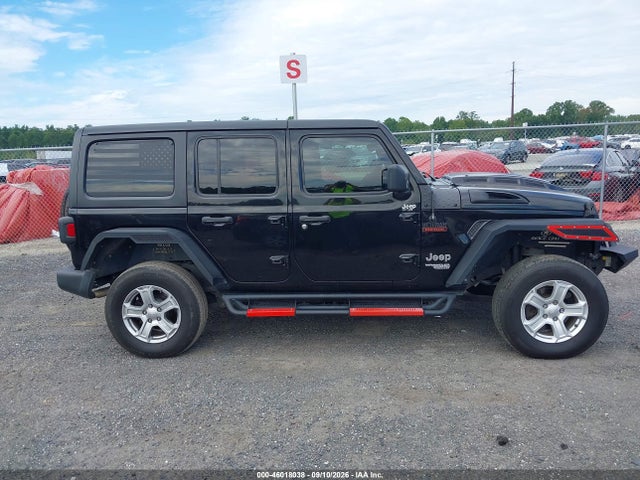 Продажа на аукционе авто 2018 Jeep Wrangler Unlimited Sport S 4x4, vin: 1C4HJXDG0JW108620, номер лота: 46018038