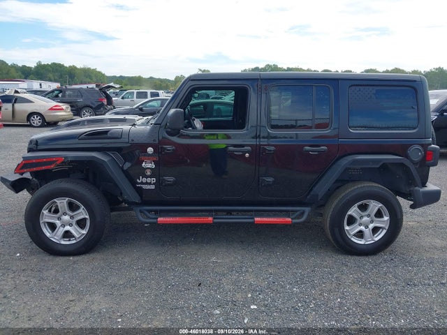Продажа на аукционе авто 2018 Jeep Wrangler Unlimited Sport S 4x4, vin: 1C4HJXDG0JW108620, номер лота: 46018038