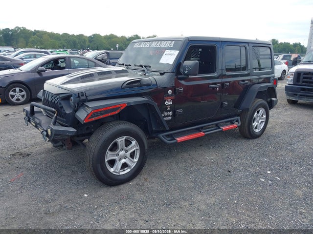 Продажа на аукционе авто 2018 Jeep Wrangler Unlimited Sport S 4x4, vin: 1C4HJXDG0JW108620, номер лота: 46018038