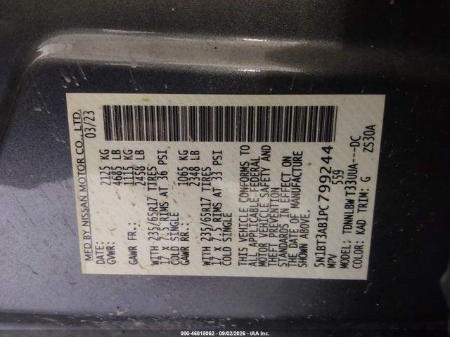 Nissan Rogue S Intelligent Awd 2023 5N1BT3AB1PC799244 Image 9