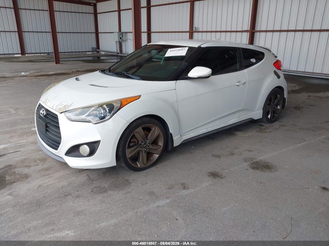 2015 Hyundai Veloster Turbo მანქანა იყიდება აუქციონზე, vin: KMHTC6AE5FU243088, აუქციონის ნომერი: 46018087