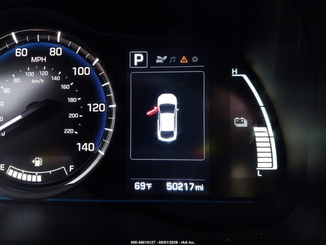 46018127 :رقم المزاد ، KMHC65LC9JU076238 vin ، 2018 Hyundai Ioniq Hybrid Blue مزاد بيع