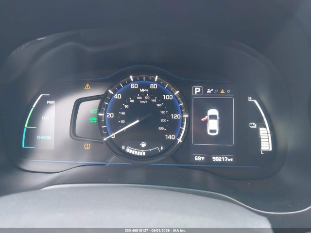 46018127 :رقم المزاد ، KMHC65LC9JU076238 vin ، 2018 Hyundai Ioniq Hybrid Blue مزاد بيع