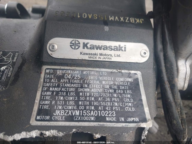 Kawasaki Zx1002 M 2025 JKBZXVM15SA010223 Image 10