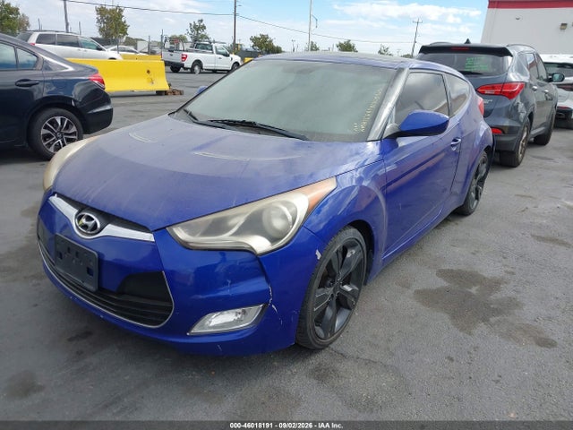 46018191 :رقم المزاد ، KMHTC6AD8CU057631 vin ، 2012 Hyundai Veloster Base W/black مزاد بيع