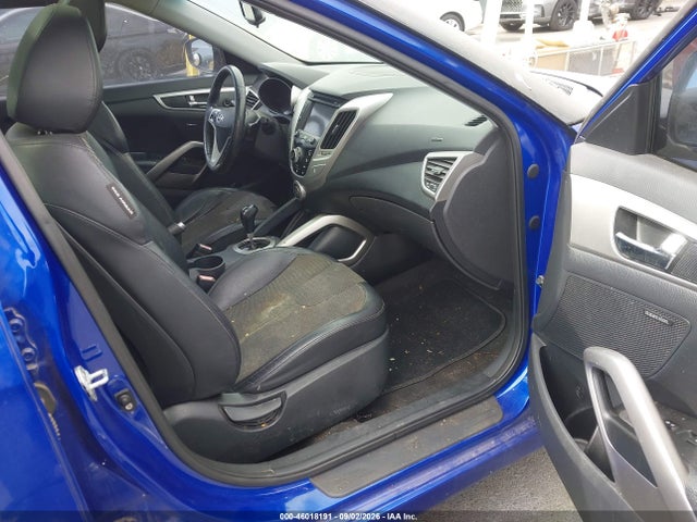 46018191 :رقم المزاد ، KMHTC6AD8CU057631 vin ، 2012 Hyundai Veloster Base W/black مزاد بيع
