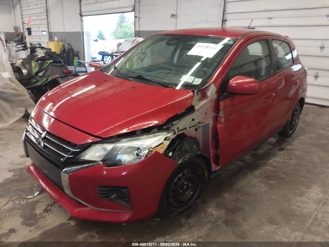 46018211 :رقم المزاد ، ML32AUHJ3MH010851 vin ، 2021 Mitsubishi Mirage Carbonite Edition/es/le مزاد بيع
