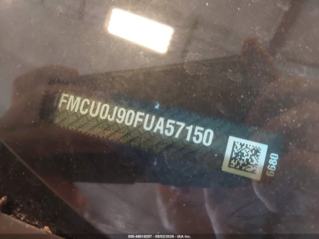 46018297 :رقم المزاد ، 1FMCU0J90FUA57150 vin ، 2015 Ford Escape Titanium مزاد بيع