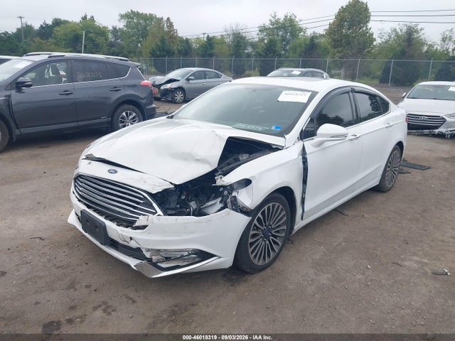 46018319 :رقم المزاد ، 3FA6P0RU6HR356451 vin ، 2017 Ford Fusion Hybrid Titanium مزاد بيع